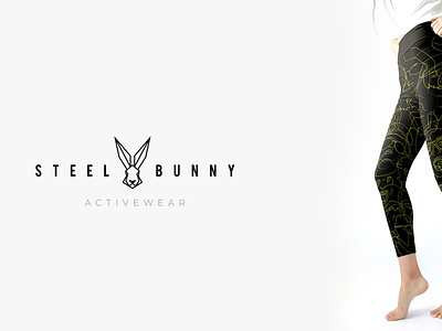Steel Bunny athletic wear branding ecommerce graphic design illustration logo miami product design