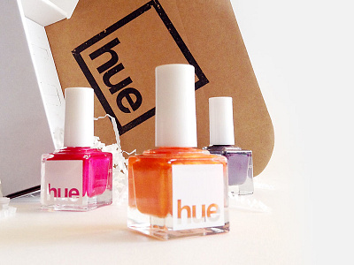 Brand Design / SquareHue bottle branding graphic design logo miami nail polish packaging