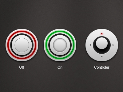 on/off button and controler