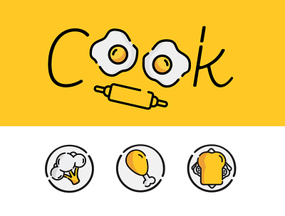 cook booth icon logo