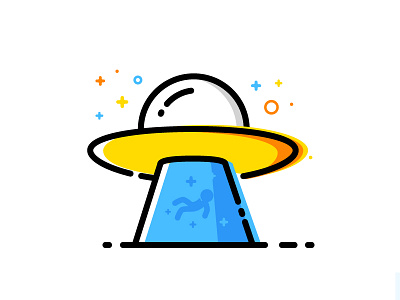 UFO identity illustration ufo vector