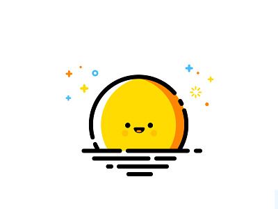 Sun identity illustration sun vector