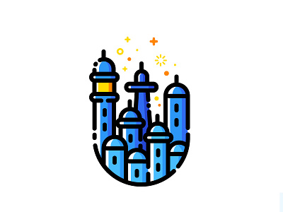 City city identity illustration vector