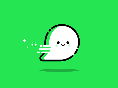 Ghost chat ghost identity illustration vector