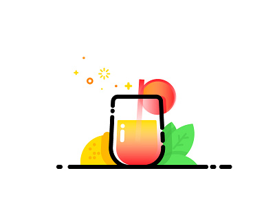 Cocktail cocktail identity illustration vector