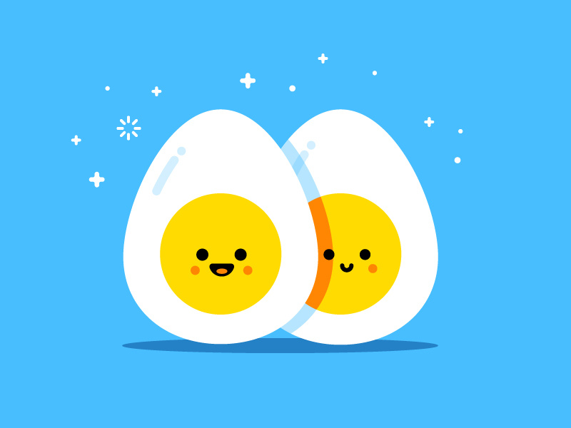 Twins similing face twin mbe style character sister brother vector illustration identity eggs egg