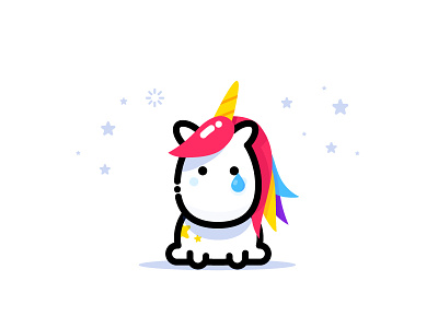 Unicorn animal fantastic female identity illustration magic mbe stickers unicorn vector