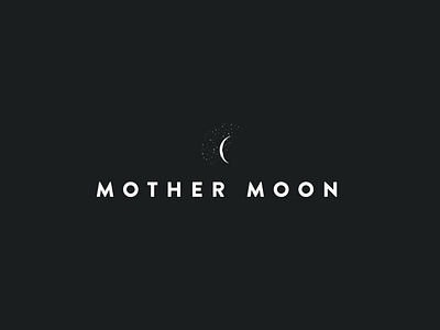 Mother Moon Logo art branding clean design icon identity illustration illustrator lettering logo minimal type typography vector