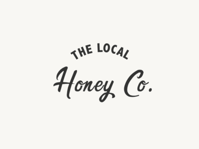 Local Honey Co. Boutique Logo art branding design icon illustration logo minimal typography vector