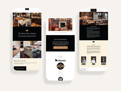 Schroll Cabinets UI/UX Web Design