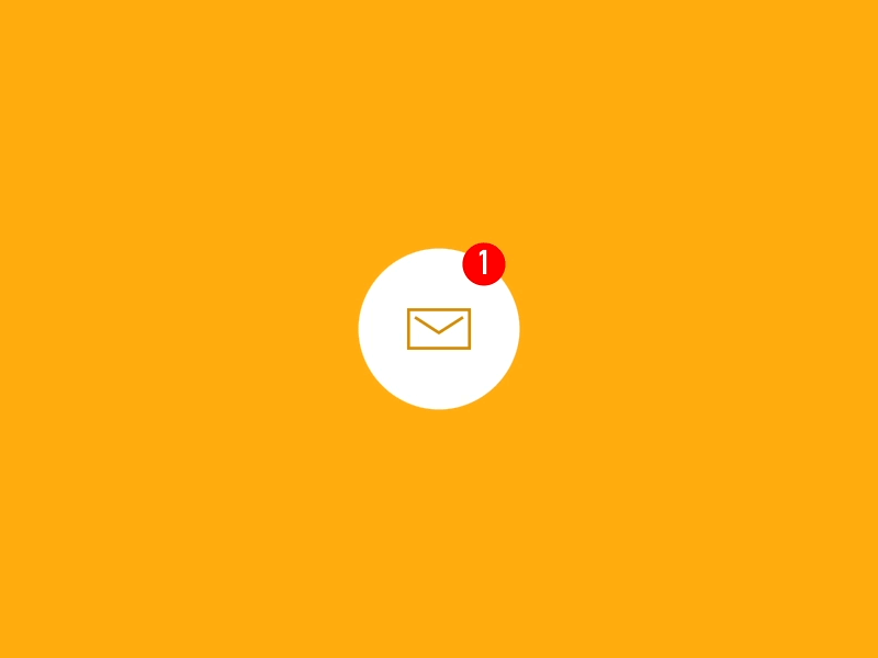 new email animation button clean design email flat hold icon microanimation minimal press shortcut ui ux web