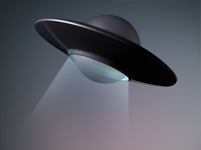 UFO Icon c4d icon ps render ufo unfinished