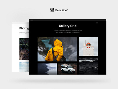 Semplice Gallery Module gallery grid module semplice