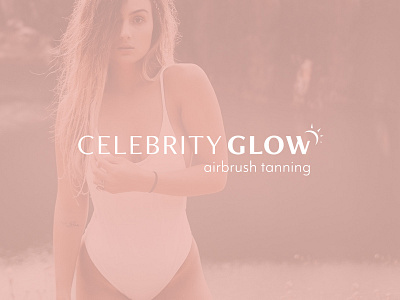 Celebrity Glow Logo boutique brand identity branding design logo logodesign logomark salon salon logo spraytanning sun tanning tanningsalon