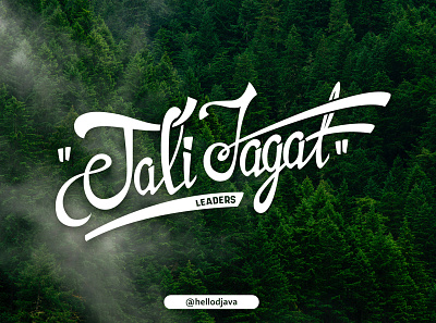 Tali Jagat Lettering branding handlettering lettering logo logotype typography