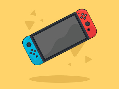Nintendo Switch Illustration branding design graphic design illustration logo logos symbols