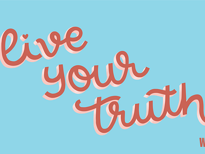 Collab with Womaze hand lettered hand lettering lettering letters truth