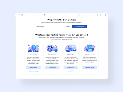Hostwind - Services Section app branding design giftcard illustration landingpage logo ui ux vector