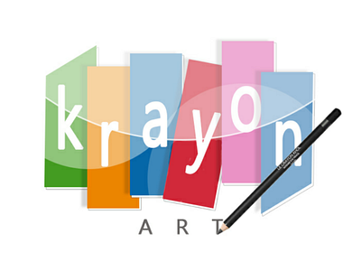 Krayon Art logo logotype photoshop