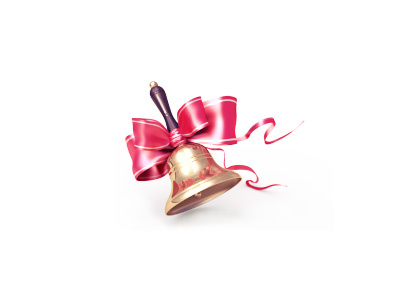 handbell 3d handbell icon illustration teaser web