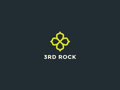 3rd Rock Logo active circle coil earth energy line logo overlap planet sign three typography