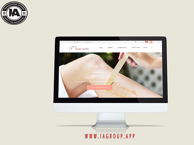 Glamclinic design store webdesign webshop