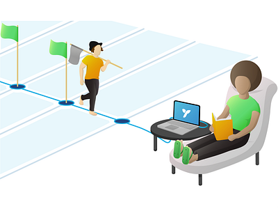 "Relax knowing your grants are being well used" Illustration