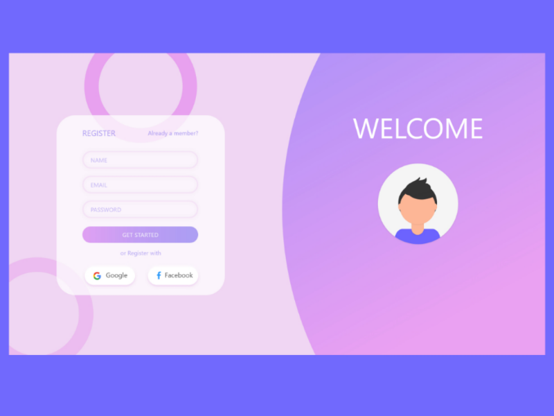 Sign up page by KAWALJEET SINGH on Dribbble
