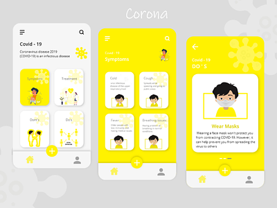 Corona virus Detail app design app design corona virus virus