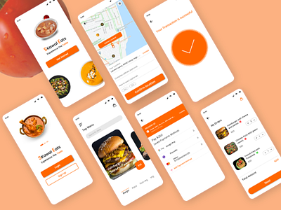 Food-Delivery app adobexd eat out ecommerce food food delivery food online illustrator