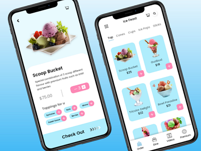 Online Ice-cream application