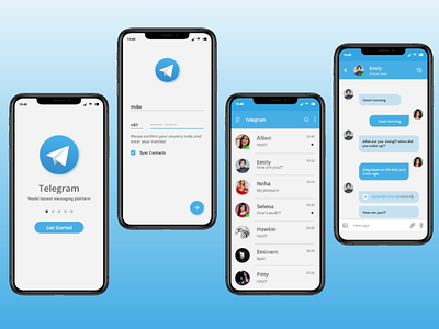 Telegram chat communicate communication social social platform talk telegram ui ux