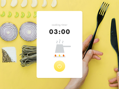 Dailyui14 app cooking timer count design ui