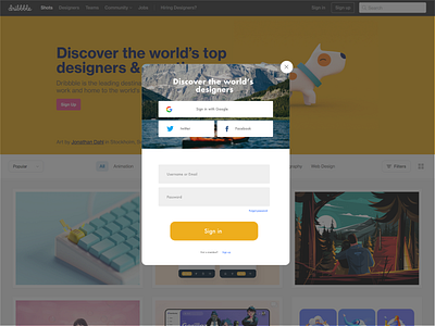 Dailyui14 design overlay popup ui web