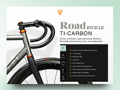 Bicycle widget bicycle carbon fireflybicycles fixie road website widget