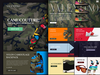 Valentino Web apparel colors desktop shoes valentino web website