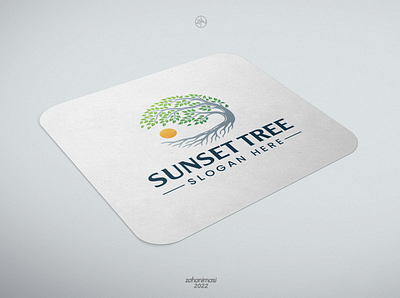 Sunset Tree Logo corporate