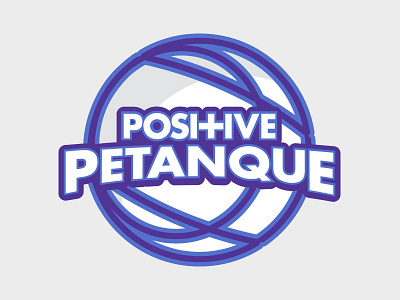 Positive Pétanque graphic design logo pétanque sports branding