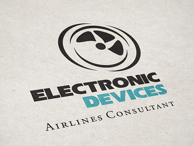 Electronic Devices - Airlines Consultant brand logo visual identity