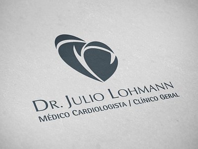 Dr. Julio Lohmann - brand concept design graphic heart icon logo signature style visual identity