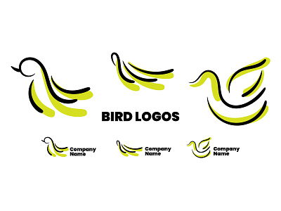 Bird logos illustrator