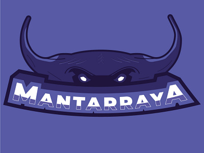 Mantarraya/Stingray design gaming illustration illustrator logo stingray twitch vector