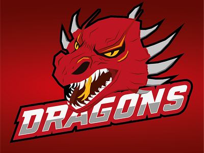 Dragons Mascot Logo