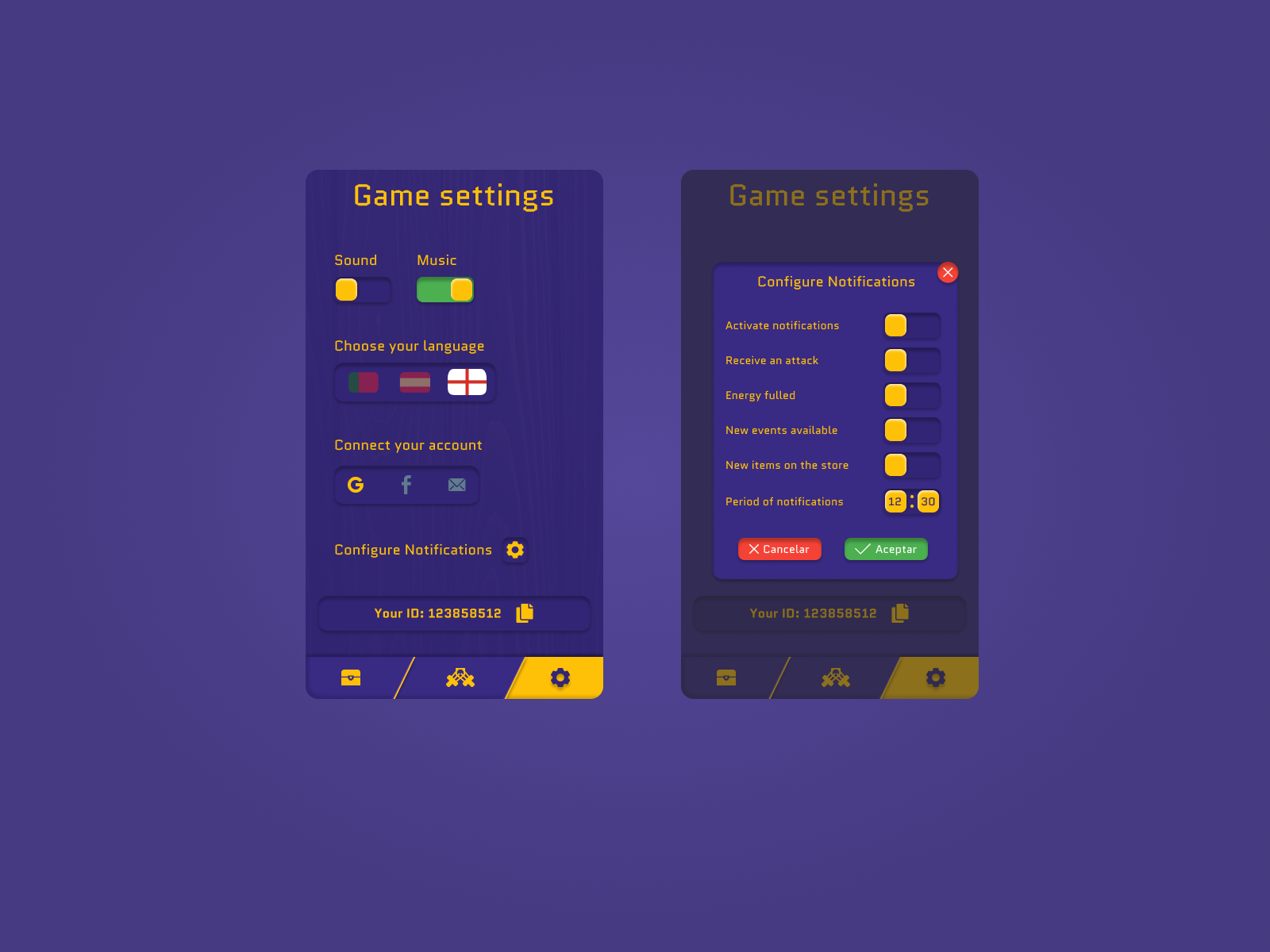 Game Settings DailyUi Settings By Jonathan Pardo On Dribbble