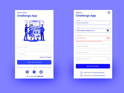 Sign up/Login/Register - DailyUi 01 challenge dailyui design figma illustration illustrator ui vector