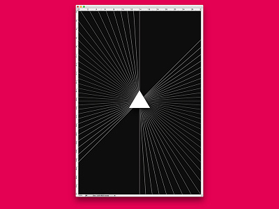 WIP 005 artwork cover design lines music process triangle visual