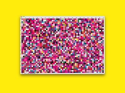WIP 006 glitch grid noise photo editing pixel process squares visual zoom