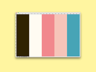 WIP 016 color palette colors identity palette process stationery