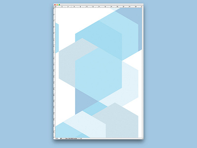 WIP 019 cube hexagon pattern poster poster design process texture visual winter
