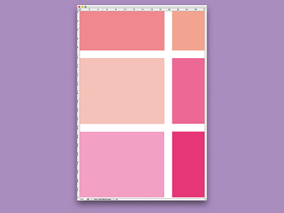 WIP 029 color color palette composition pink squares tone tones